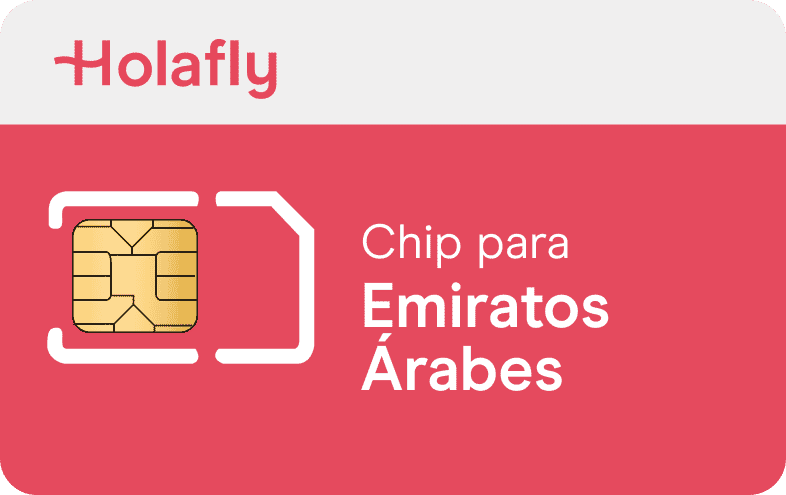 chip para Emiratos Árabes, datos, holafly, internet, celular, móvil