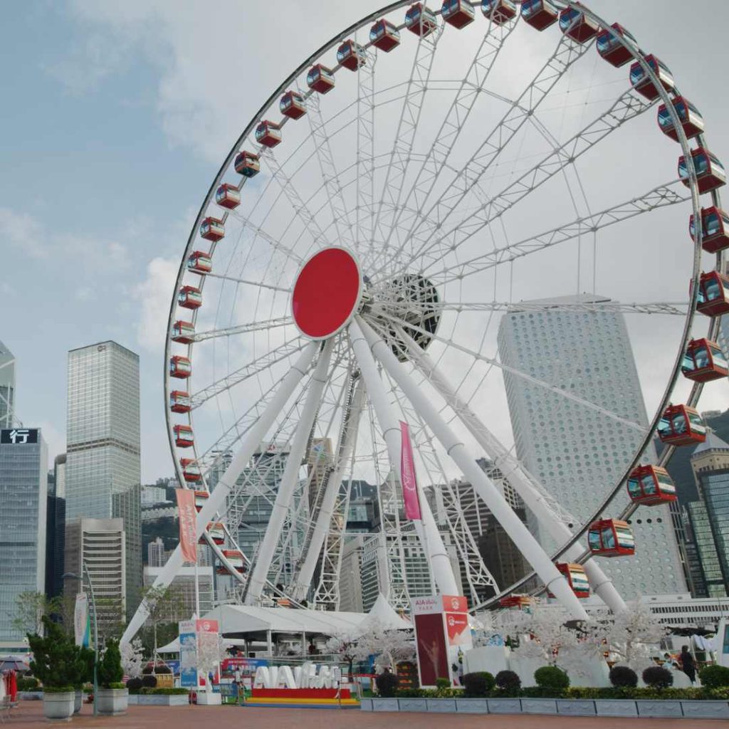  香港旅游景点：中环天际线