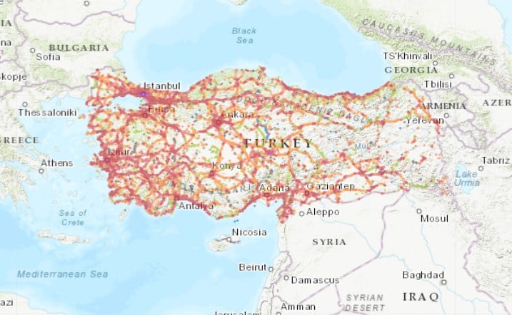 türk Telekom netzabdeckung türkei