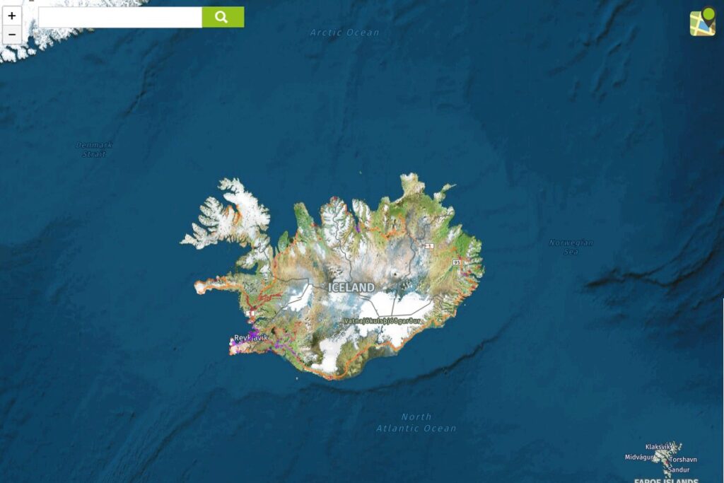 Abdeckungskarte Island kaufen Mobile WLAN Router
