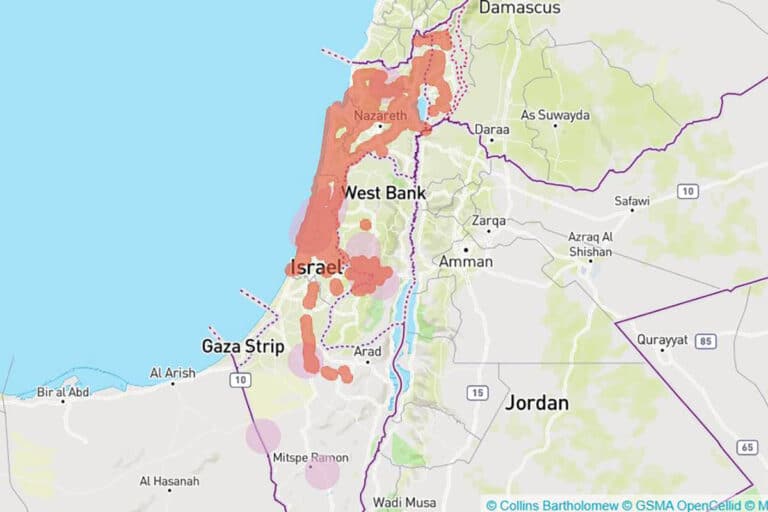 Abdeckungskarte Israel kaufen Wlan Router