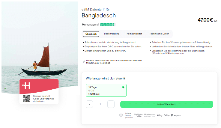 bangladesch handy prepaid vergleich kaufen holafly