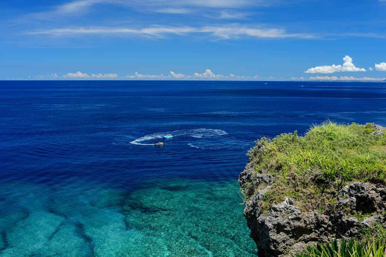 Naha-Strand in Okinawa, Japan.