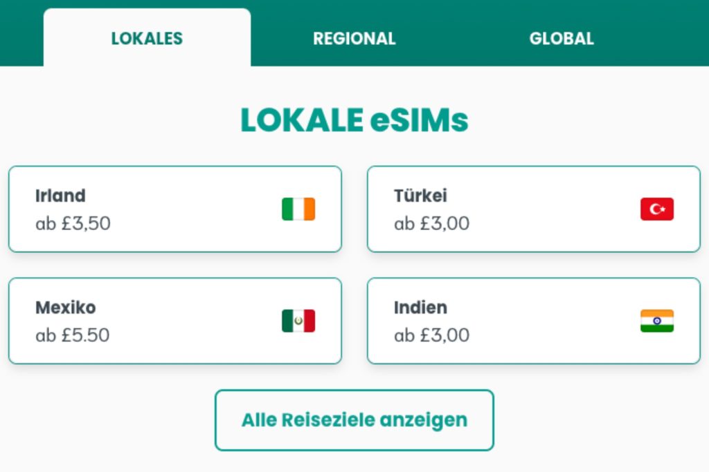 Lokale eSIM - Sim Local