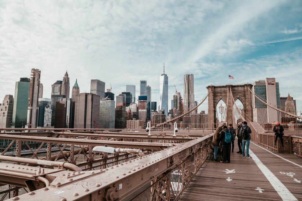 Die Brooklyn Bridge in New York