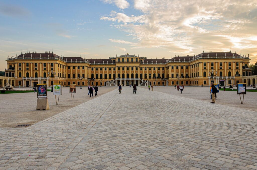 Das Schloss Schönbrunn in Wien