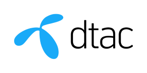 Logo des thailändischen Telefonanbieters DTAC.