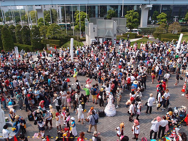 Cosplay bei der Comiket.