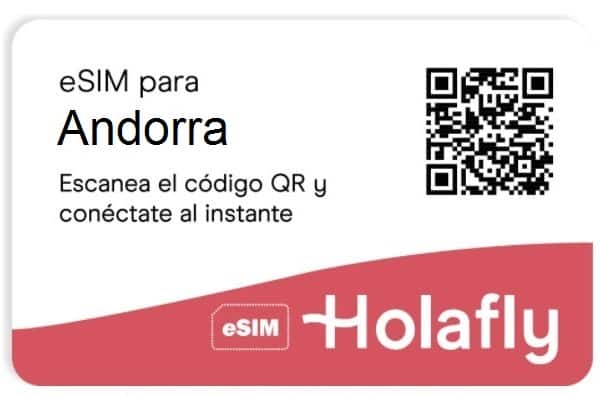 Compra tu Chip Virtual o eSIM de Holafly para tener internet en Andorra