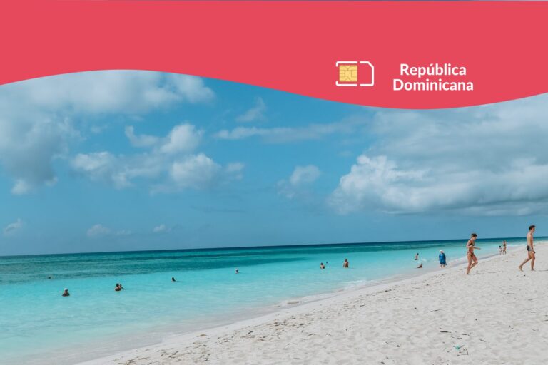 chip República Dominicana, viajero, playa, datos, celular