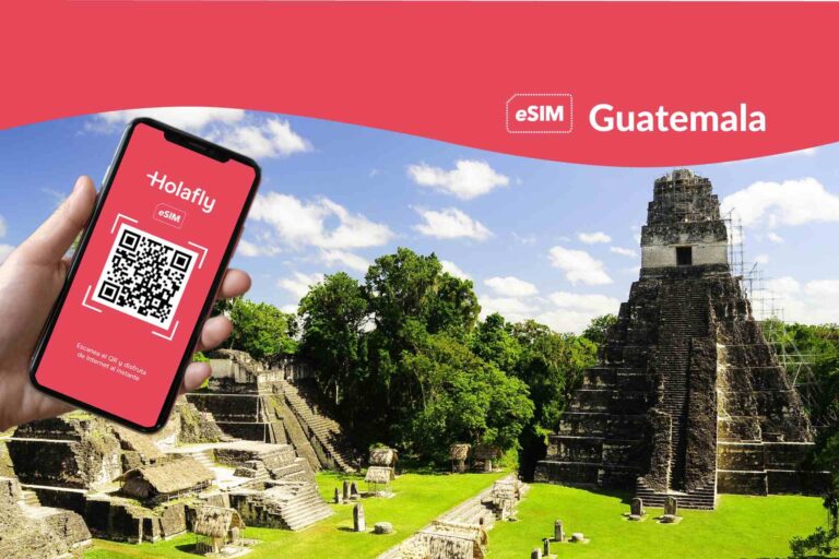 eSIM para Guatemala, móvil, teléfono, smartphone, internet, datos móviles, Holafly