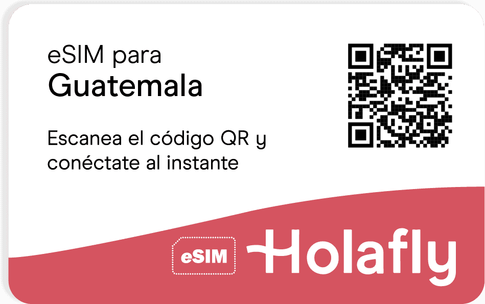 eSIM para Guatemala de Holafly, datos, internet