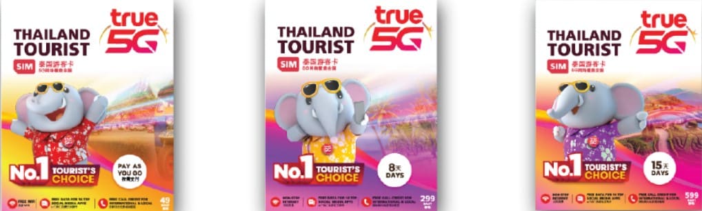Truemoveh tarjeta sim para turistas en Tailandia