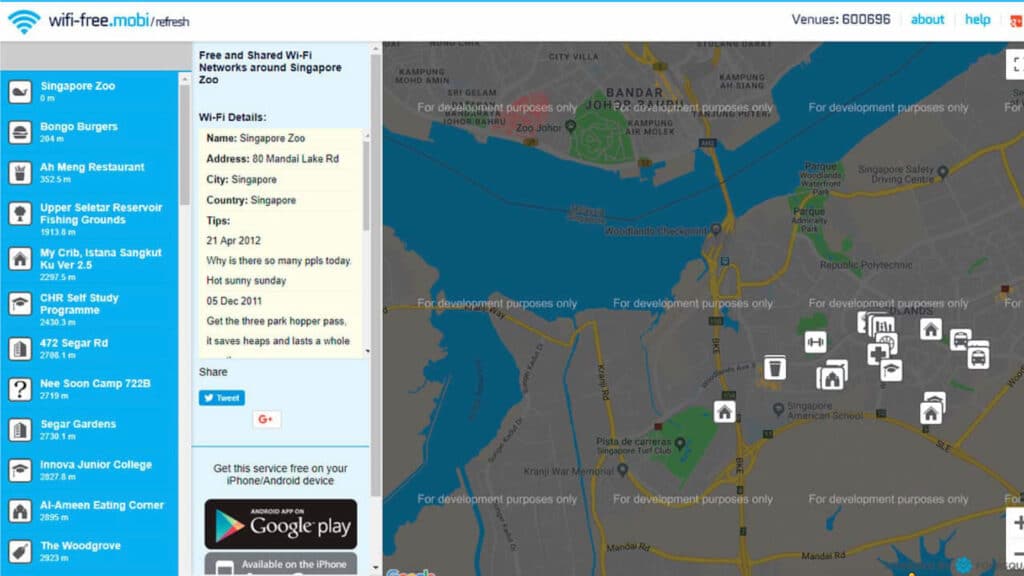 internet singapur con wifi free mobi