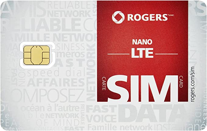 Tarjeta SIM Rogers para uso en Canadá