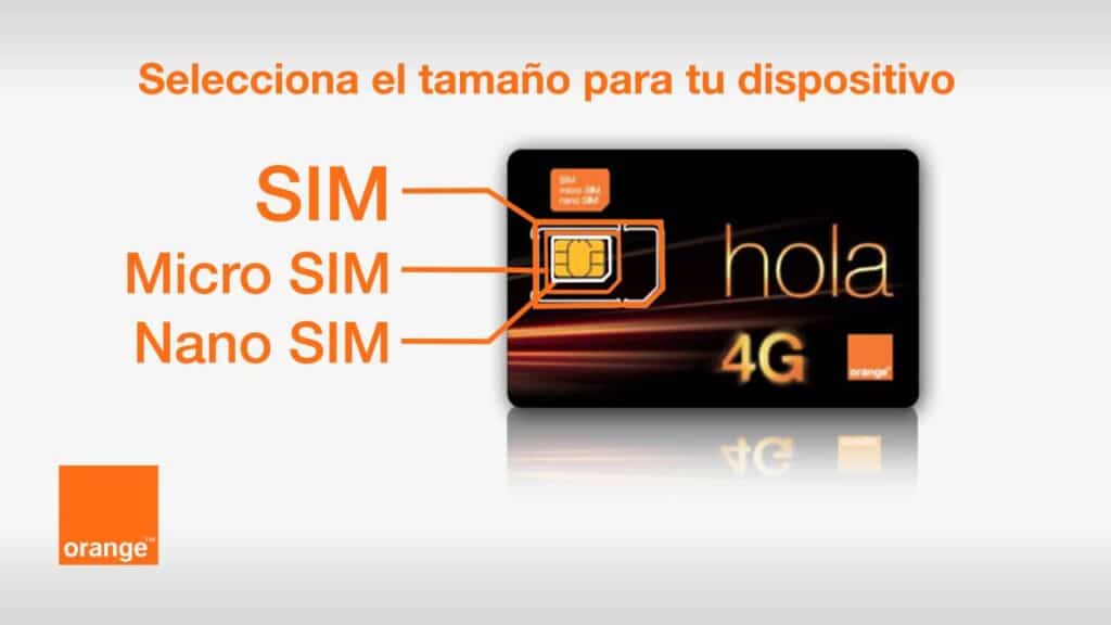Tarjeta SIM Orange 