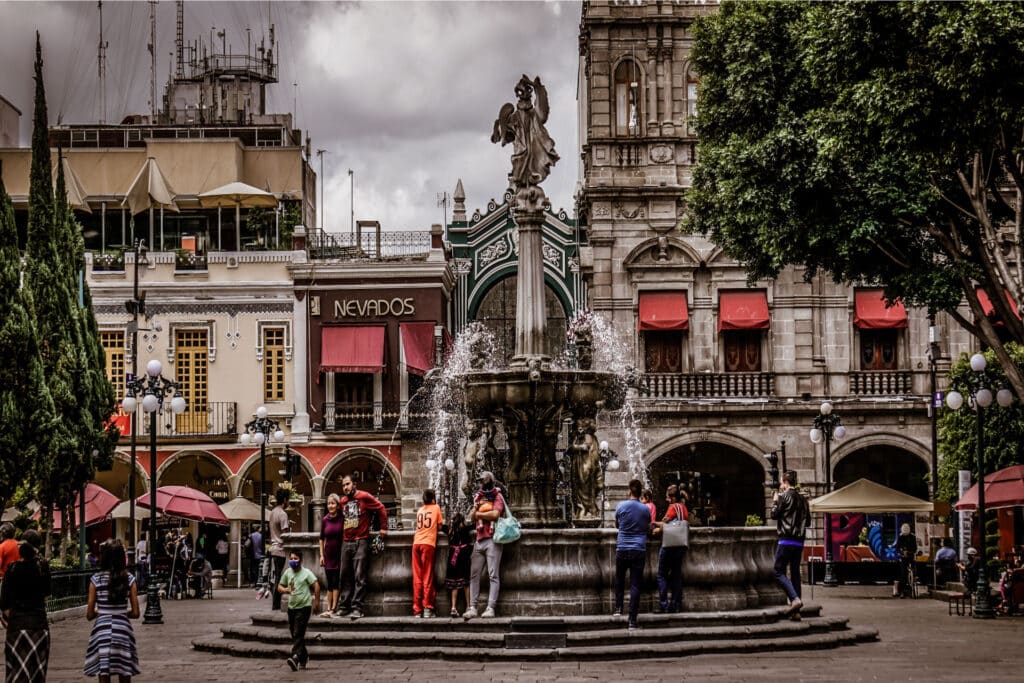 Centro Histórico Puebla de Zaragoza en México. Mejores destinos. Donde viajar en mayo