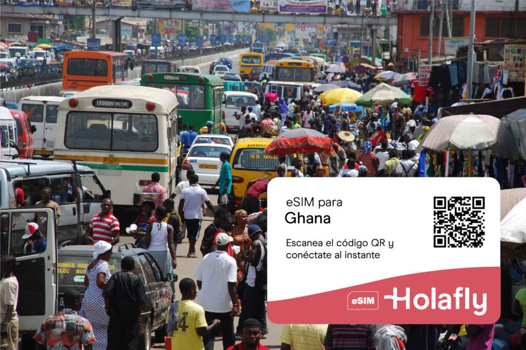 Conéctate en Ghana con la Tarjeta SIM de Holafly