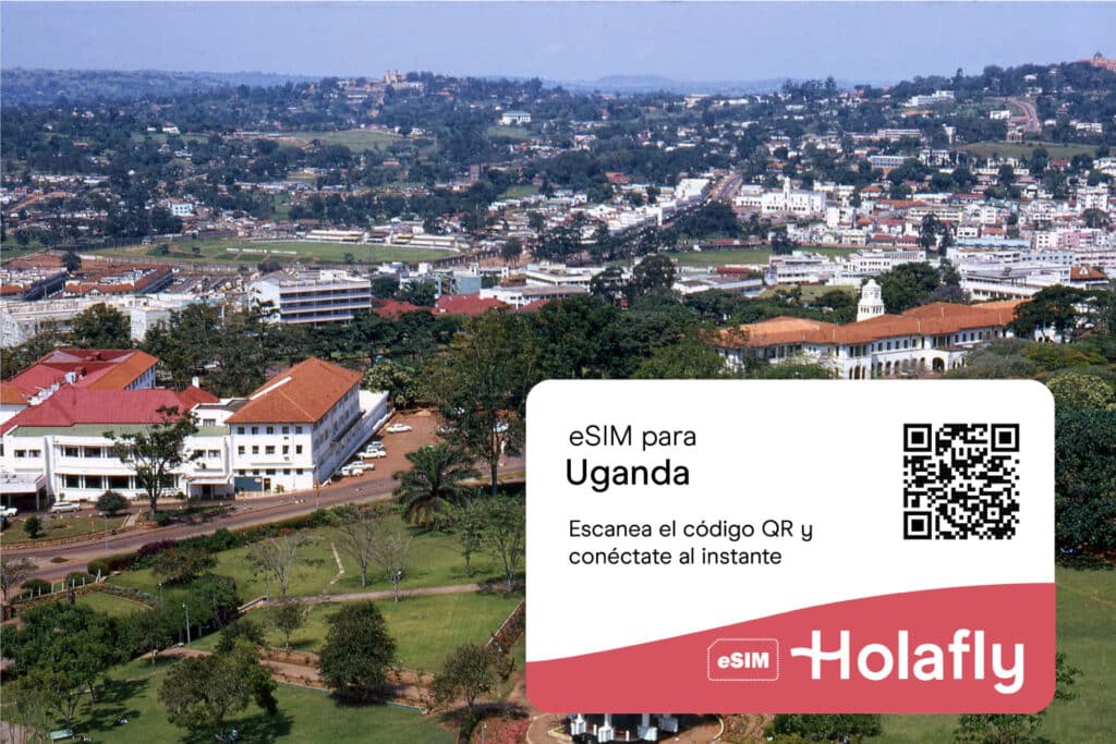 La Mejora Tarjeta SIM de datos para Uganda es la SIM virtual de Holafly