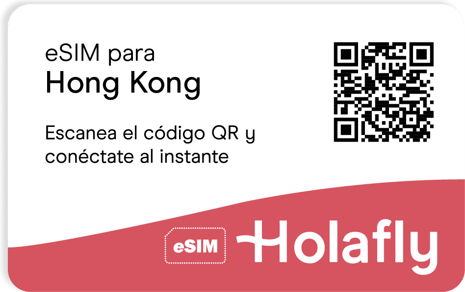 Tarjeta SIM de datos, Tarjeta SIM virtual, eSIM de Holafly para Hong Kong