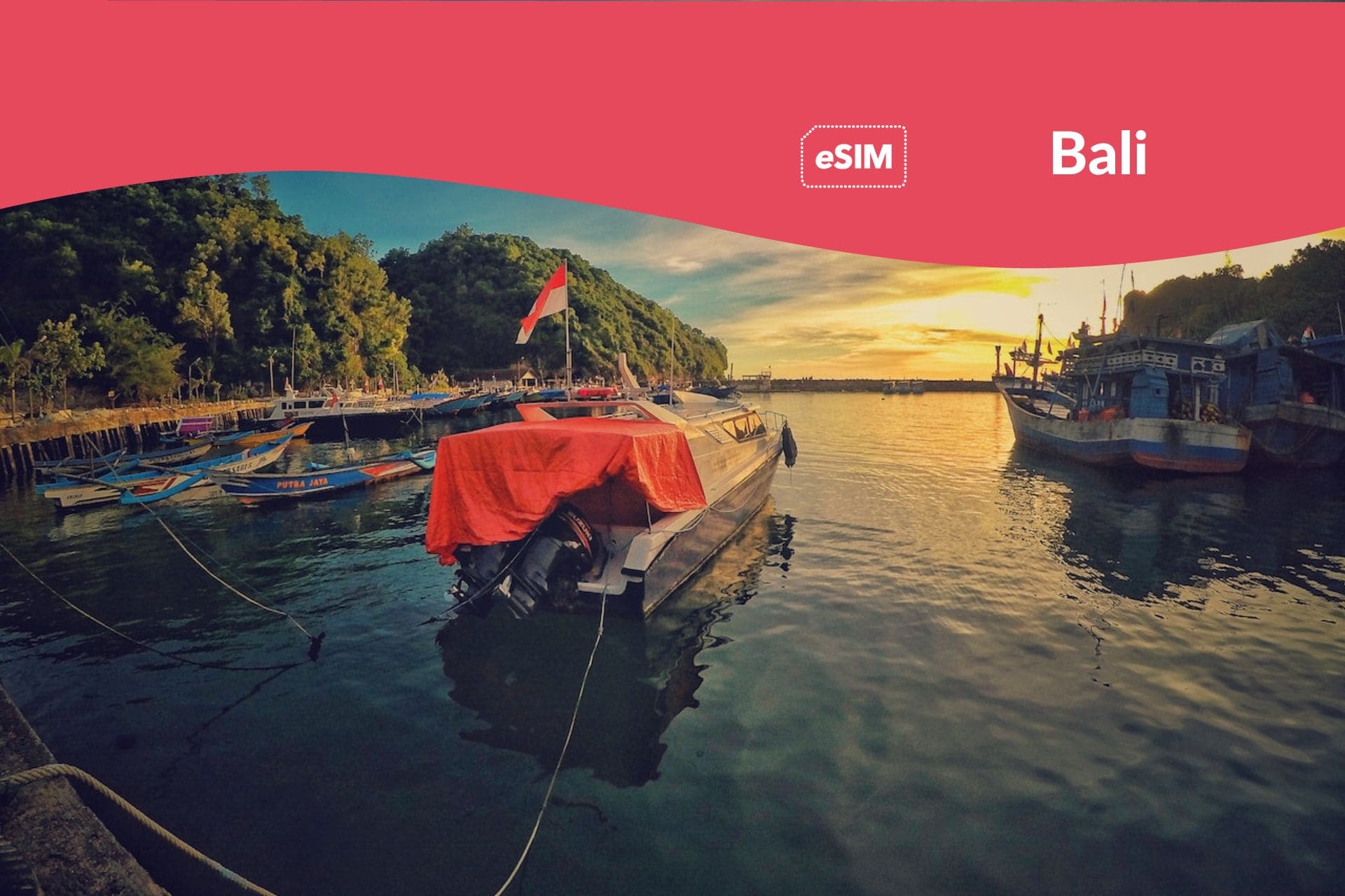 Tarjeta SIM de viaje prepago para Indonesia y Bali: tres
