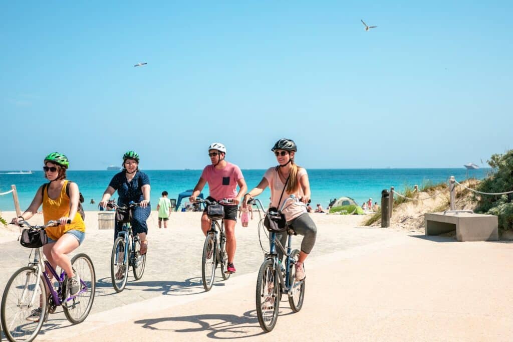 Miami paseo en bicicleta