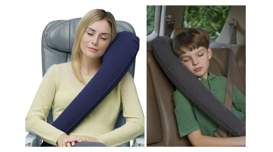 Almohada de viaje con soporte para el cuerpo