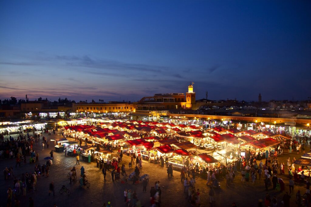 Zoco de Marrakech-Marruecos