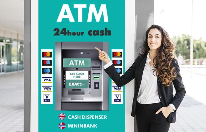 Ejemplo de Cajero Electrónico ATM de Exact Change en España
