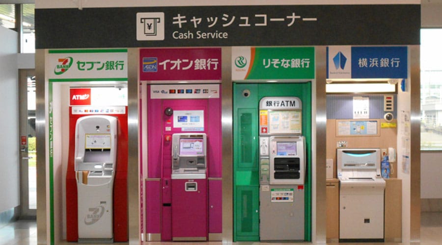 Cajeros automáticos en Japón que admiten tarjetas internacionales