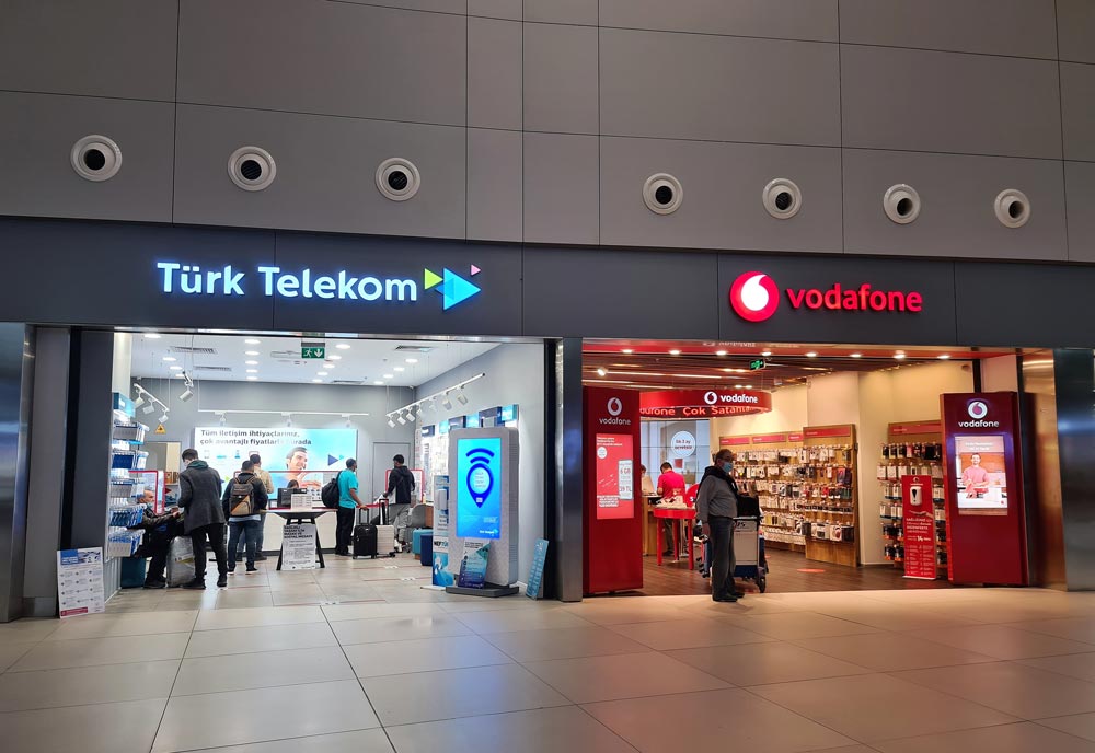 Tiendas de Tarjetas SIM prepago en Turquía