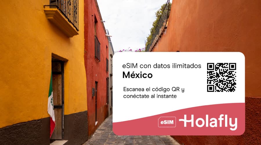 Con la eSIM obtienes datos ilimitados para tu viaje a México 