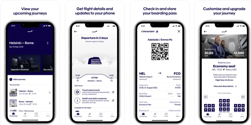 Encuentra vuelos en Japón con Finnair App