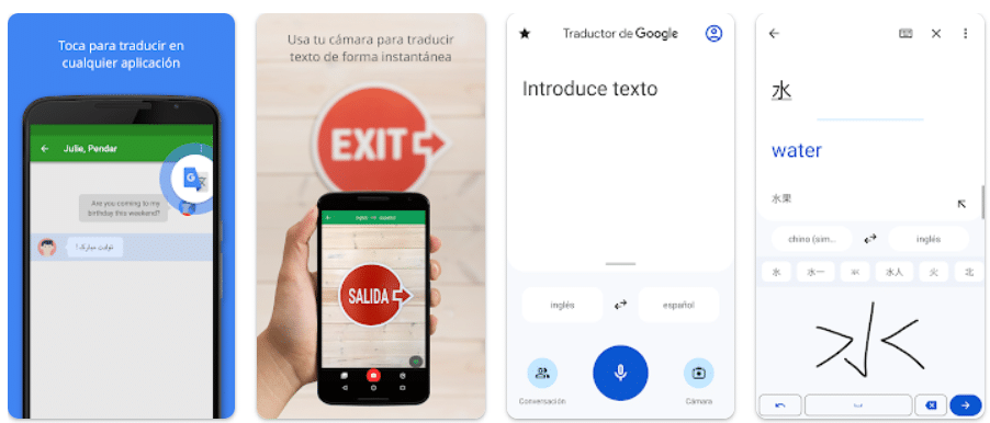 App de Google Traductor para utilizar en Japón