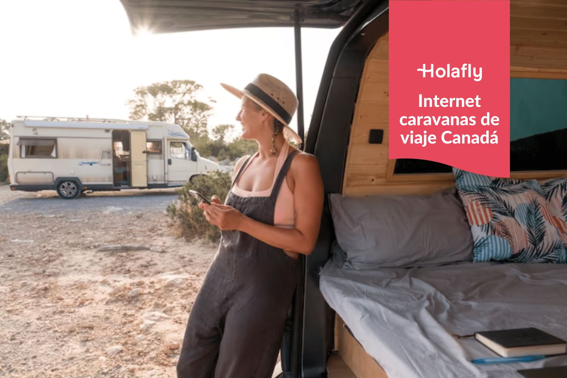 Internet para caravanas de viaje en Canad Holafly