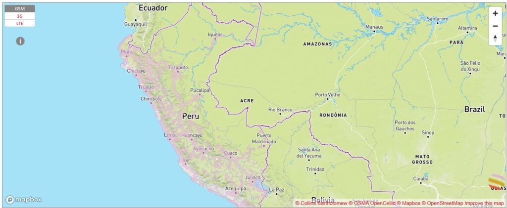 Movistar tiene amplia cobertura en el país