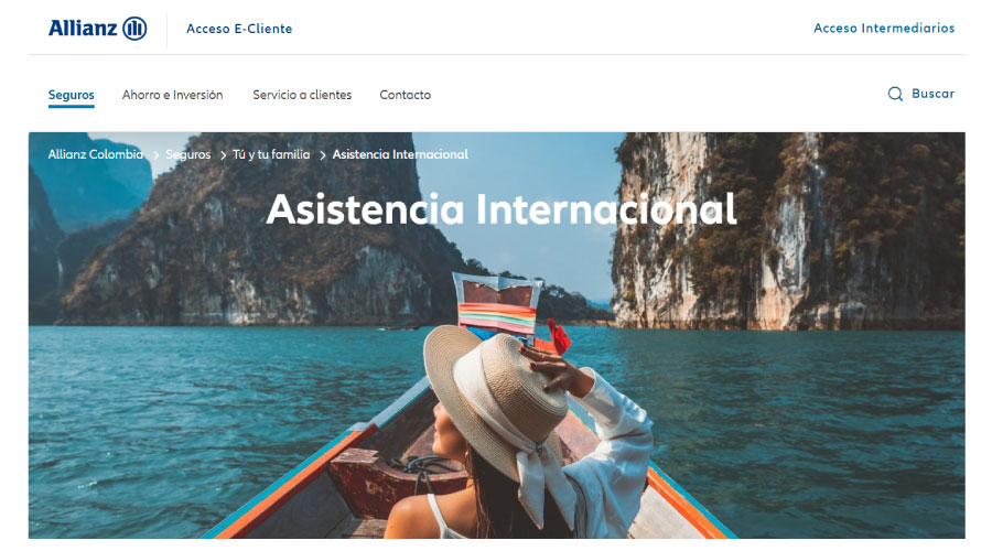 en Allianz Travel encuentras uno de los mejores seguros de viaje internacional en Colombia
