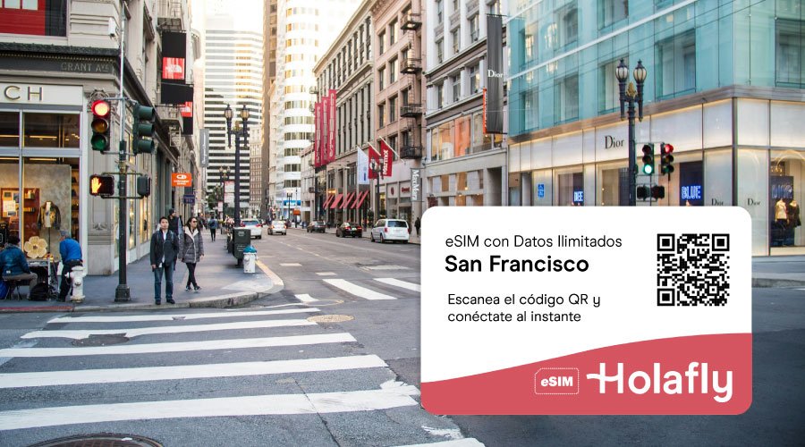 En Holafly encuentras eSIM para San Francisco y otros destinos en EE. UU.
