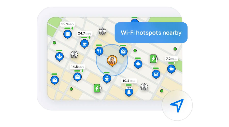 WiFi Map es una aplicación para encontrar WiFi gratis
