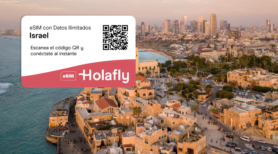eSIM de Holafly para Israel con datos ilimitados