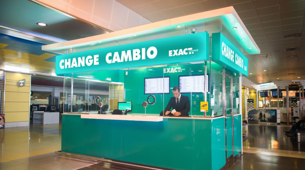 Casa de cambio en aeropuertos de España para cambiar euros a yenes