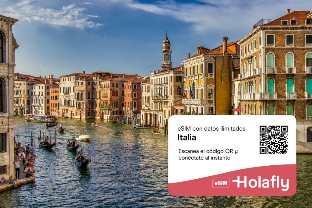 eSIM con datos ilimitados para Italia de Holafly