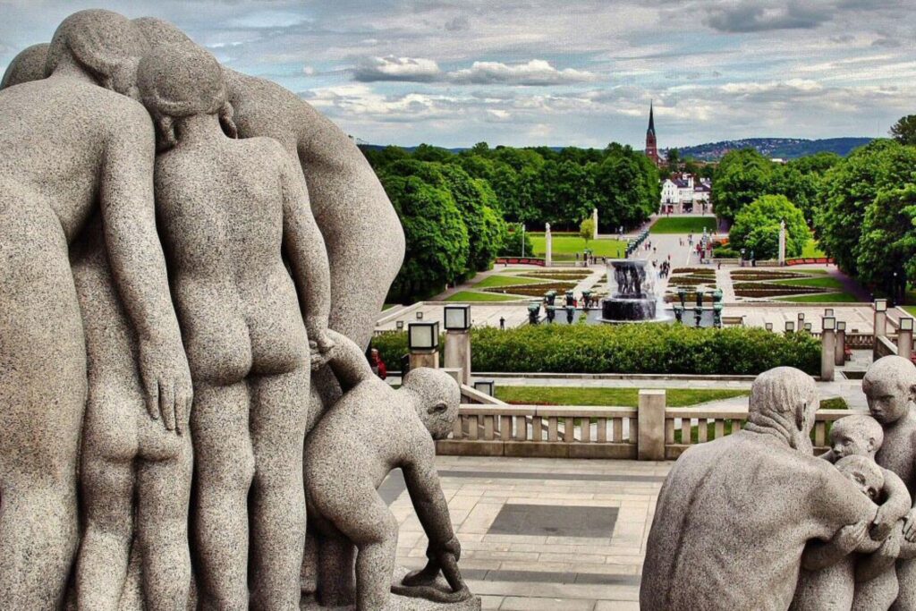 Parque escultórico Vigeland en Oslo, Noruega