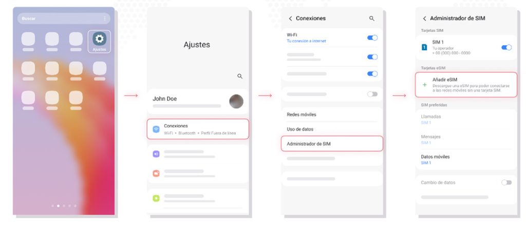 Activar eSIM en Android - 1
