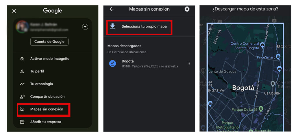 Cómo usar Google Maps sin conexión