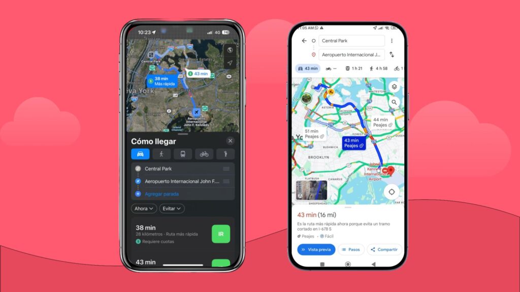 Navegación: Apple Maps vs Google Maps