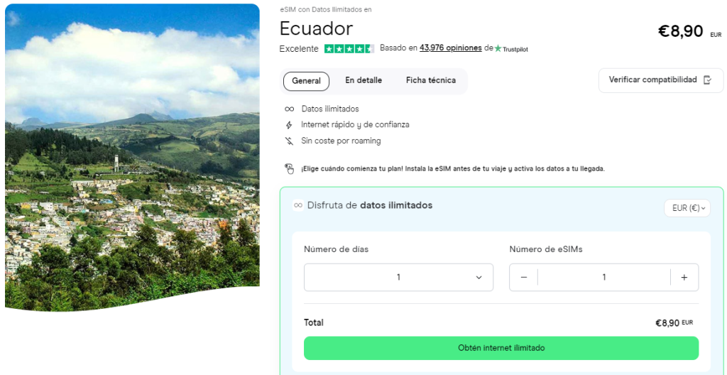 eSIM Ecuador