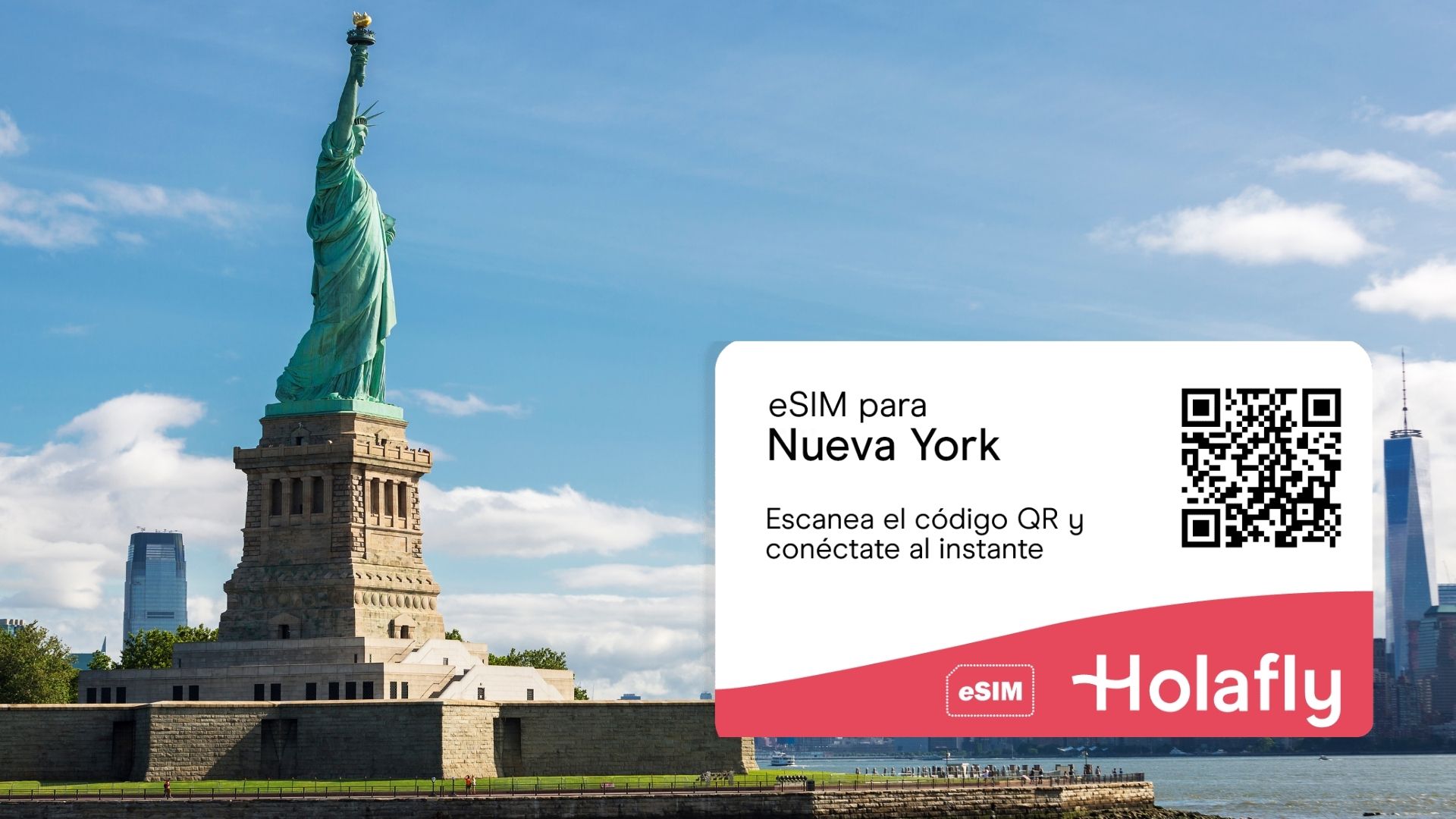 eSIM prepago para Nueva York de Holafly