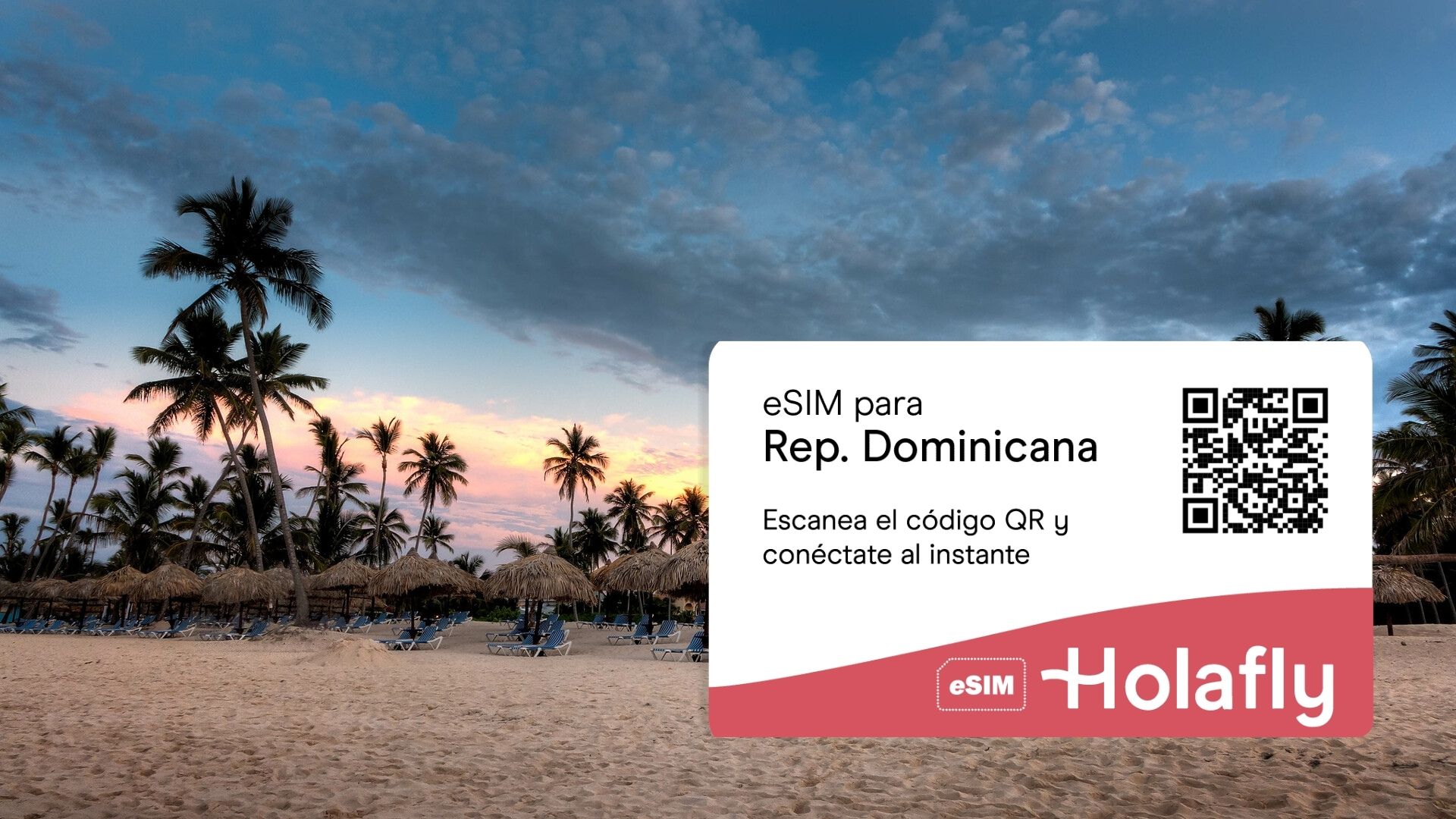 eSIM de Holafly para Rep. Dominicana 