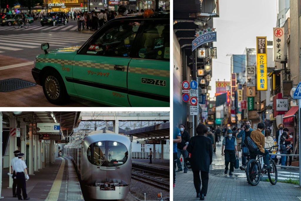 Medios de transporte en Japón.